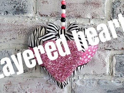Layered heart! #valentines
