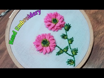 Most Beautiful Flower Design.Latest Hand Embroidery.@saisaburisttailoringclass part 49