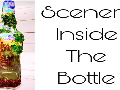 Reverse Decoupage | Bottle Art