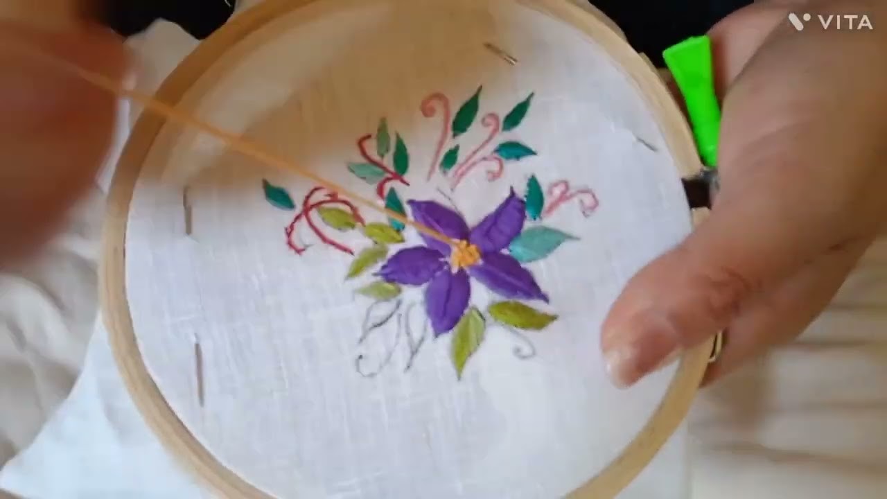 ???????? simply small and cute flower designs|daily hand embroidery#designing#designing