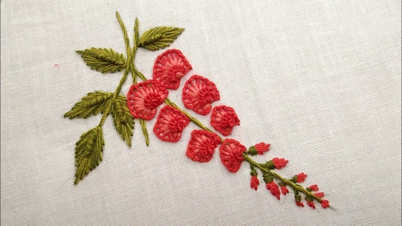 Super Easy Flower Embroidery Work | Stitch Embroidery Designs | Hand Embroidery Designs