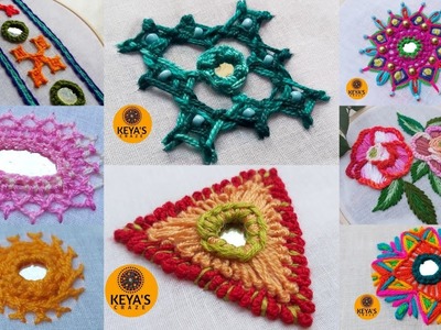 Tutorial-1032. @keya'scraze. January hand embroidery designs 2023