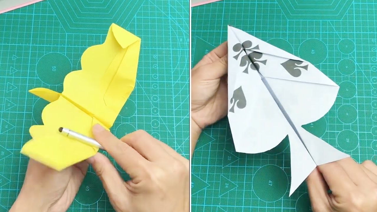 Unique ways to fold paper airplanes you may not know #1