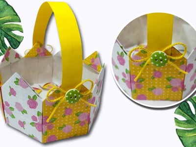 [013] ???? DIY Origami Flower Basket