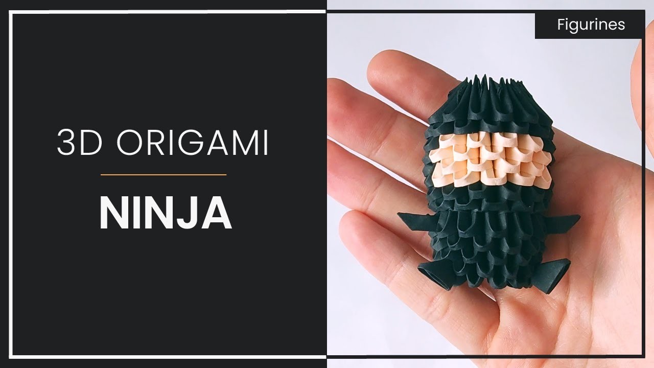 3D ORIGAMI | NINJA | DIY TUTORIAL | 4K