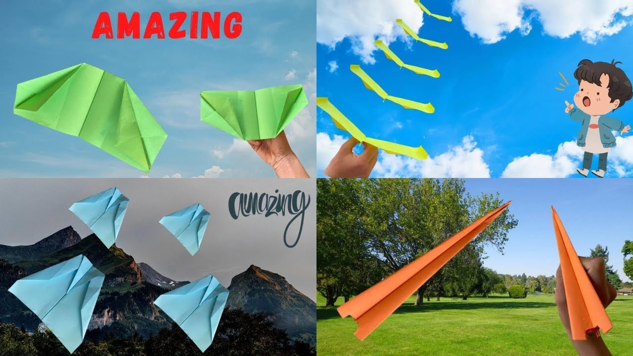 4 Amazing Paper Planes
