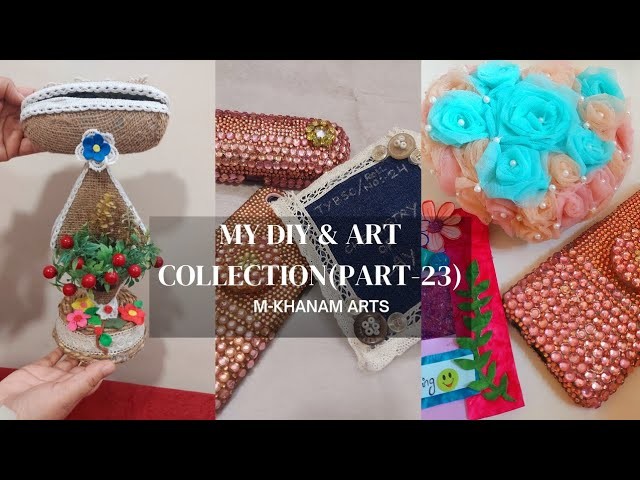 6 Creative DIY Art Projects from Waste Materials | My Diy & Art Collection (Part-23) | M-KHANAM ARTS