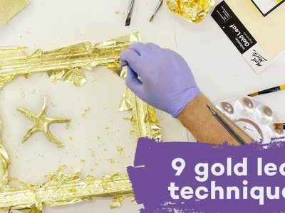 9 gold leaf techniques