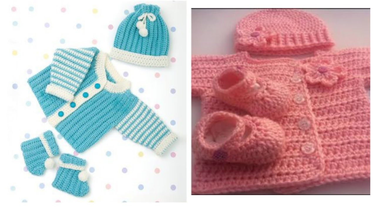 Baby dress set ideas ???????????????????? crochet pattern dress ????????????????????by fun corner