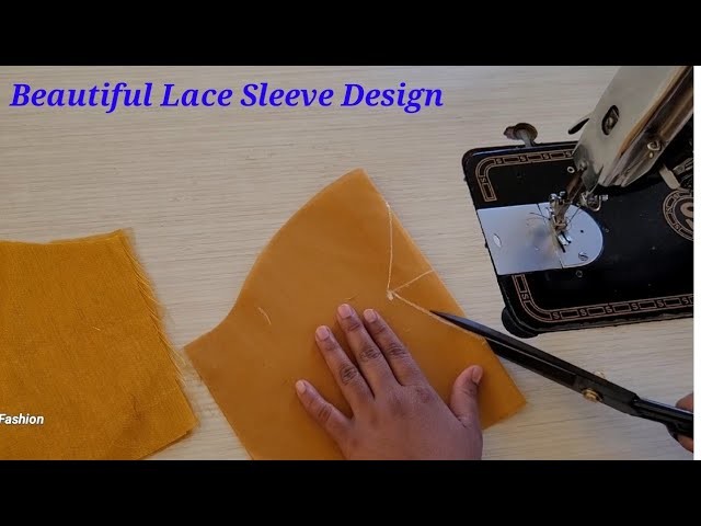 Beautiful lace sleeve design | Simple and easy method of stitching