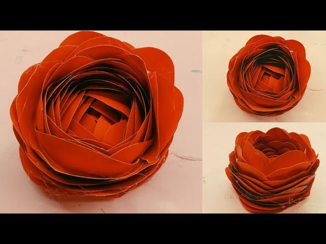 ???????? Beautiful Rose???? Making Using Tea Paper Cup✨. Rose. Flower. Paper Craft ????. Diy Easy Crafts✨✨