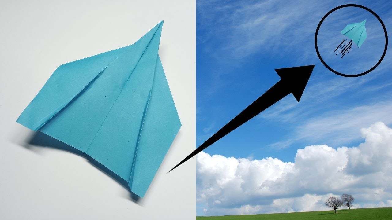 BEST paper airplanes that FLY FAR  | origami paper plane