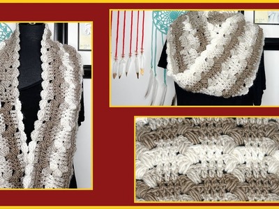 BUFANDA INFINITA en Crochet # 28