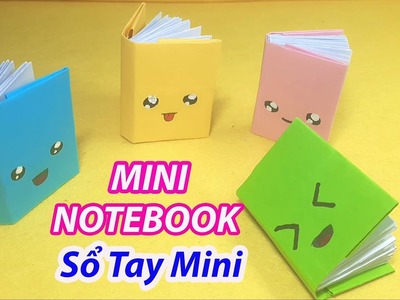Cách làm Sổ Tay mini chỉ 1 tờ giấy | DIY Mini Notebooks One Sheet Of Paper | DIY BACK TO SCHOOL