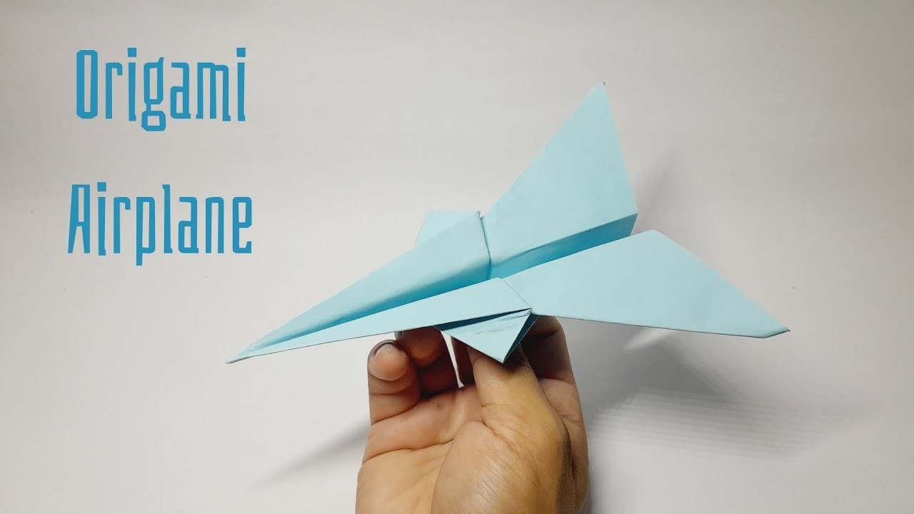 Cara Membuat Origami Pesawat | Pesawat Kertas Terbang Jauh | Easy Paper Airplane