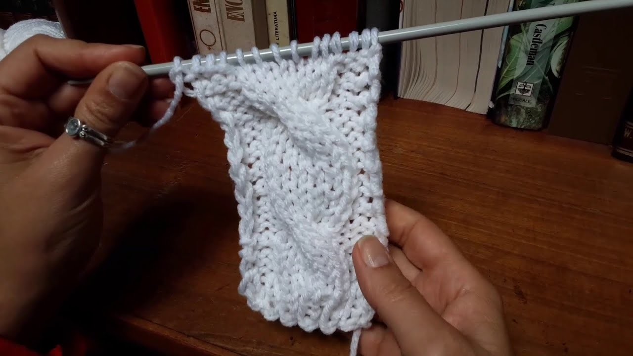✅Como tejer trenzas en  2 agujas. How to knit cables