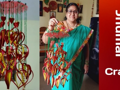 DIY Valentine's Day Craft Ideas | Jhumar craft | Wall Hanging Craft Ideas | DIY Room Decoration idea