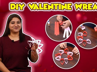 DIY Wreath | Valentine's Day Special | Paper Crafts | Nursery Rhymes | Learning Box by Puntoon Kids