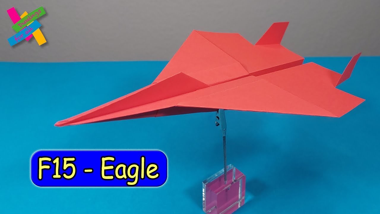 Easy F 15 Paper Airplane How To Make An Amazing Paper Jet Origami Airplane 5295