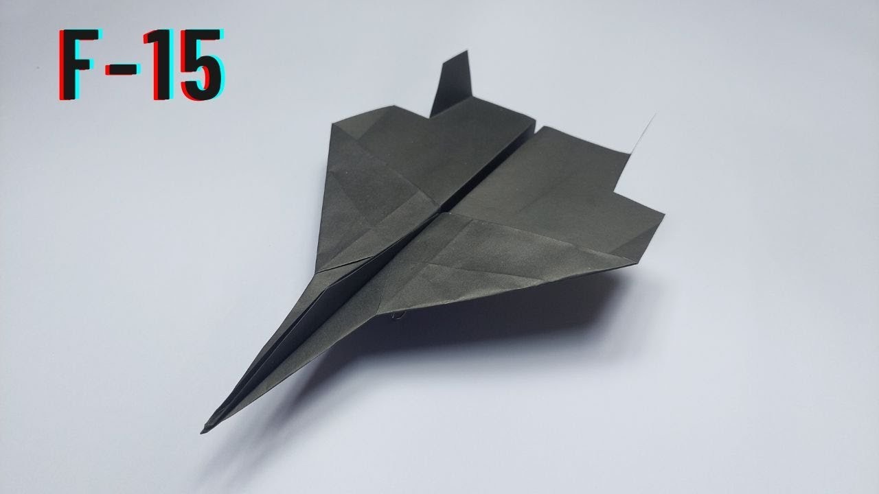 EASY F 15 Paper Airplane! | How to make an Amazing Paper Jet
