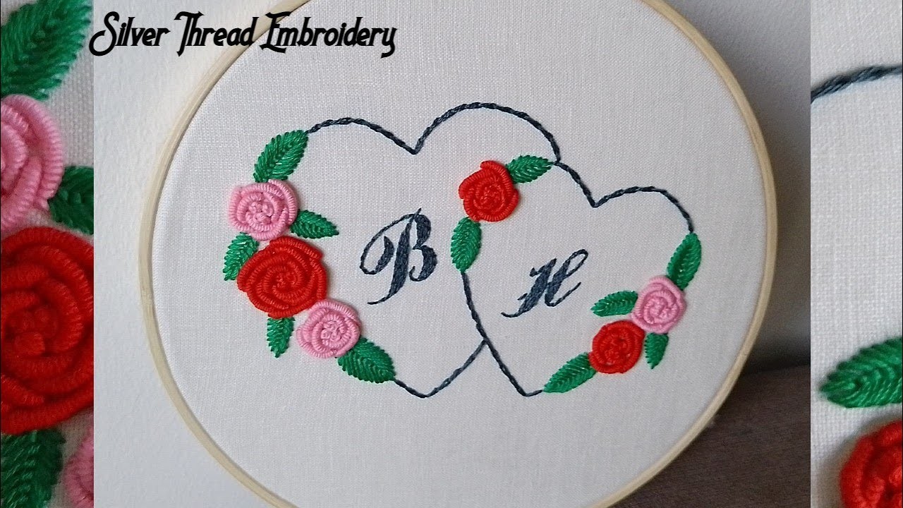 Embroidery Heart Design ❤ | Embroidery Hoop Art, Free pattern | love embroidery ????