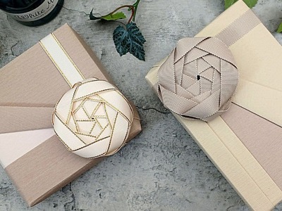 Gift Wrapping | Gift Box Packing Ideas + Ribbon Rose Decoration | I. Sasaki Original