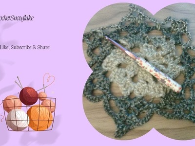 How ro crochet a snowflake. Easy beginner friendly tutorial.