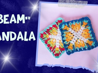 How to crochet a mandala easy tutorial : Beam Mandala ✨????️