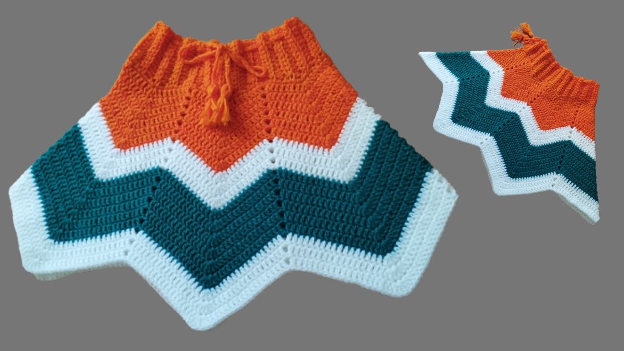 How to Crochet a Simple Zigzag Skirt | Crochet Chevron Baby Skirt | Chevron Stitch