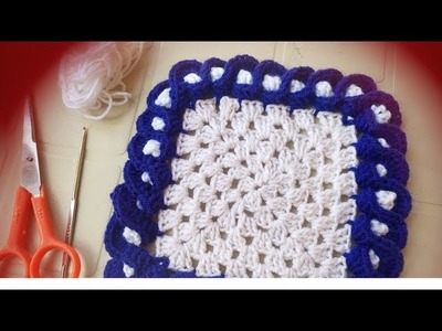 How to crochet square pattern for beginners knitting champion
