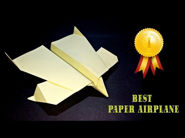 How to fold a paper plane that flies far, paper airplane fly away