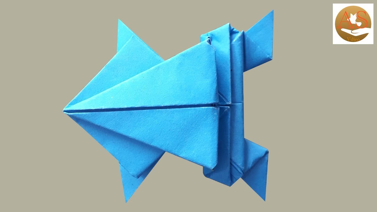 How To Make a Paper Jumping Frog - Fun & Easy Origami