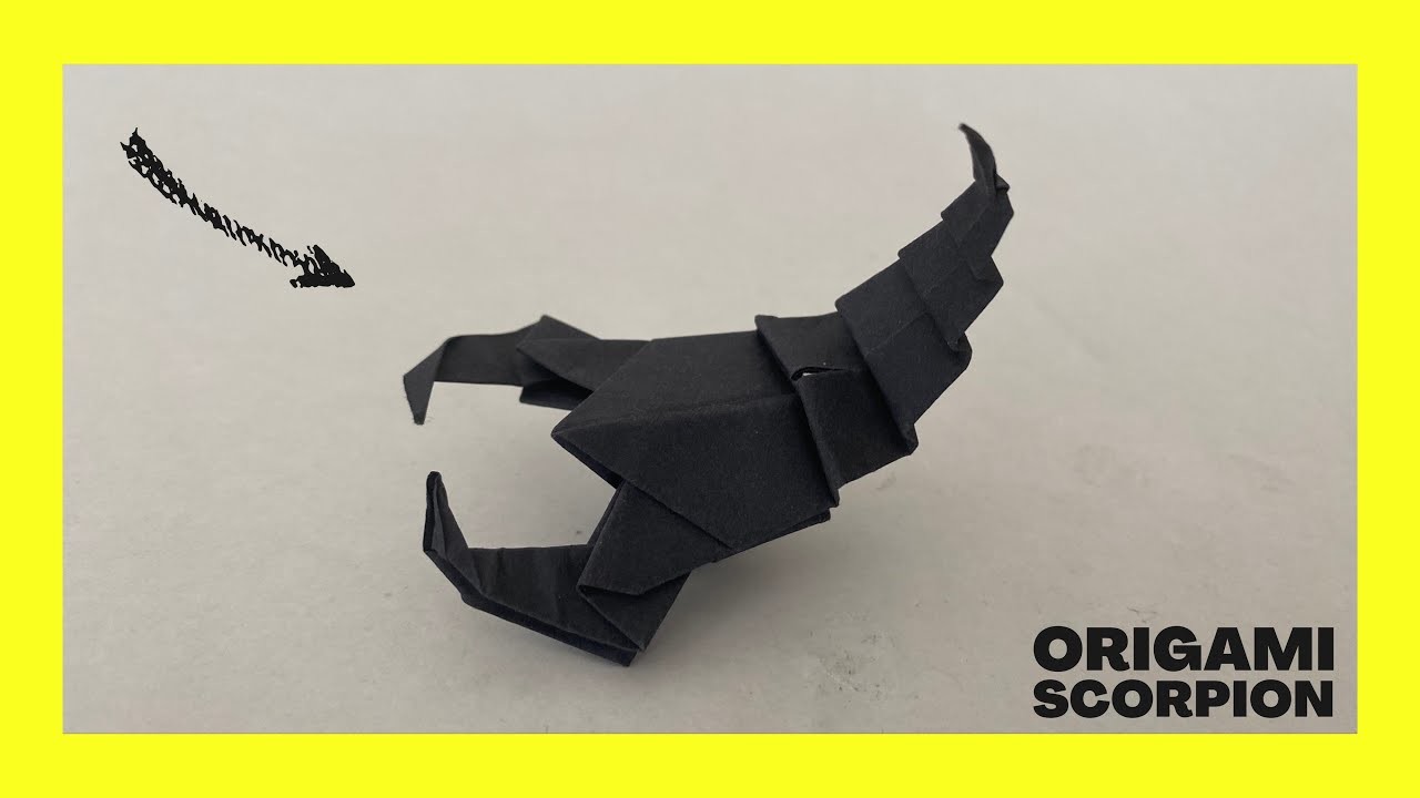 How to Make a Paper Scorpion | Easy Origami Scorpion