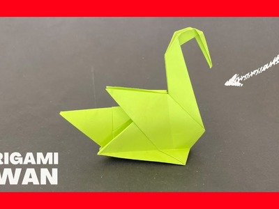 How to Make a Paper Swan | Easy Origami Swan