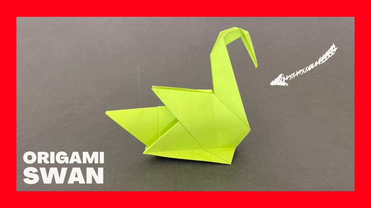 How to Make a Paper Swan | Easy Origami Swan