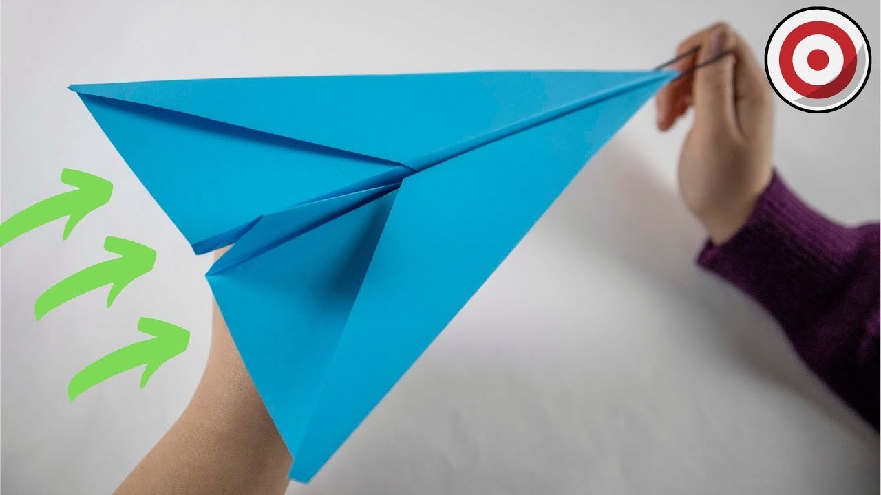 How to Make a Rubber Band Launching Paper Plane | Step by Step