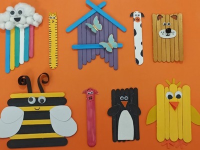 How to make an Ice cream stick craft