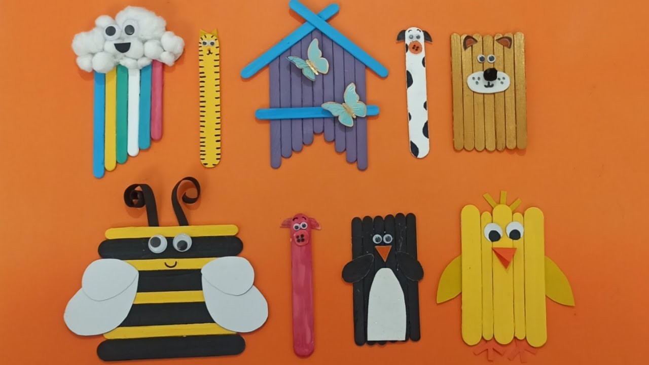 How to make an Ice cream stick craft