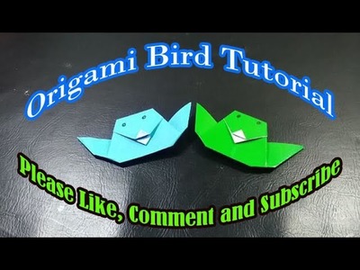 How to Make an Origami Bird Tutorial Easy Step By Step - Afta Craft