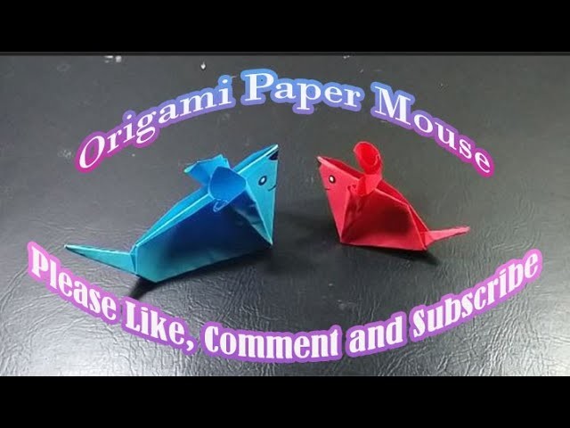 How To Make an Origami Paper Mouse - Easy Origami - Afta Craft