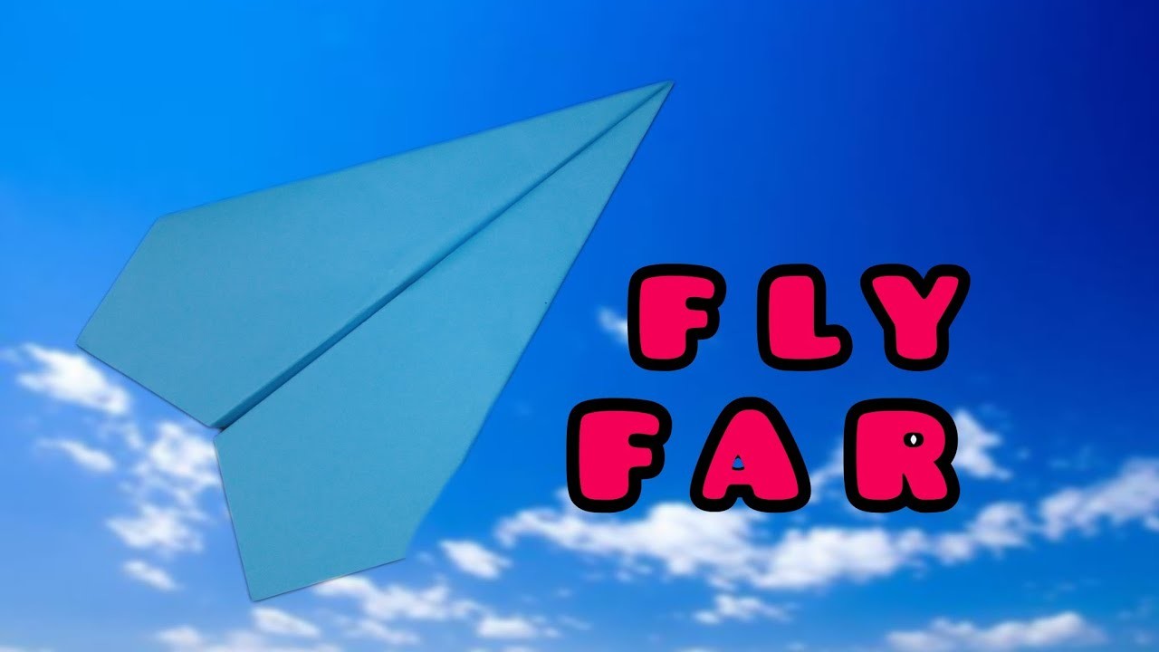 How To Make EASY Paper Airplanes that FLY FAR