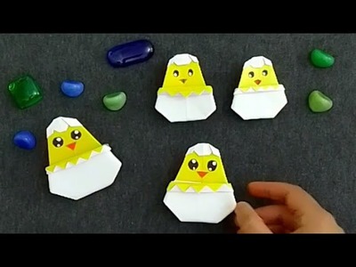 How to Make origami Egg With a Chick.????????????paper Chick .