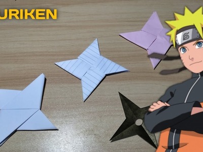 How To Make Paper Shuriken Origami || Shuriken Naruto