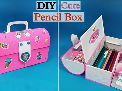 How To Make Pencil Box | How To Make Paper Pencil Box | DIY Pencil Case | School Craft Ideas Easy????