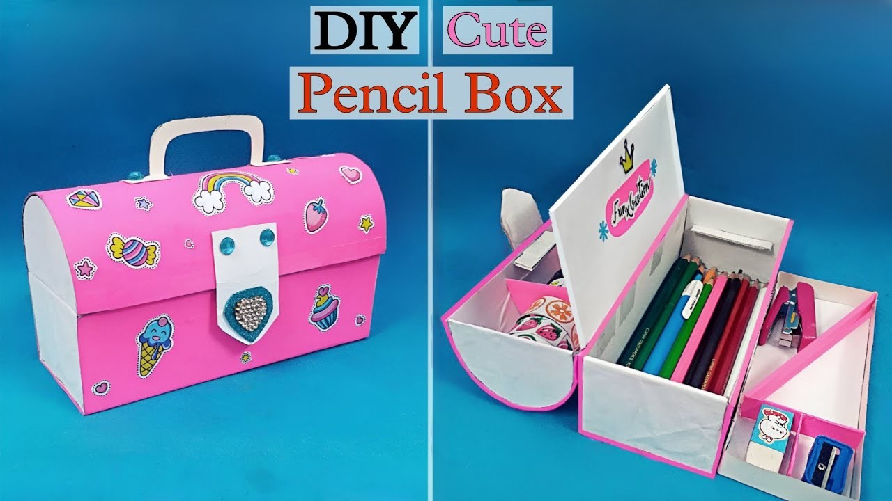 How To Make Pencil Box | How To Make Paper Pencil Box | DIY Pencil Case | School Craft Ideas Easy????