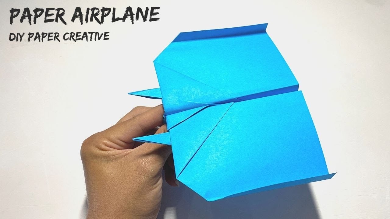 How to make rabbit paper airplane | Twirling pattern, Paper airplane with long ears