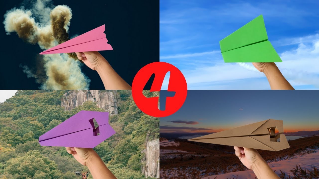 How to make the sky king paper airplane