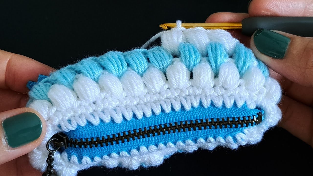 Incredible! ???? Crochet coin purse with zipper????My friends love this Gift????