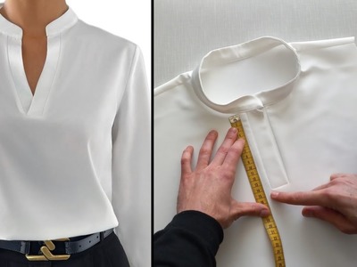 Nobody tells you that sewing the neck this way is easier than you think