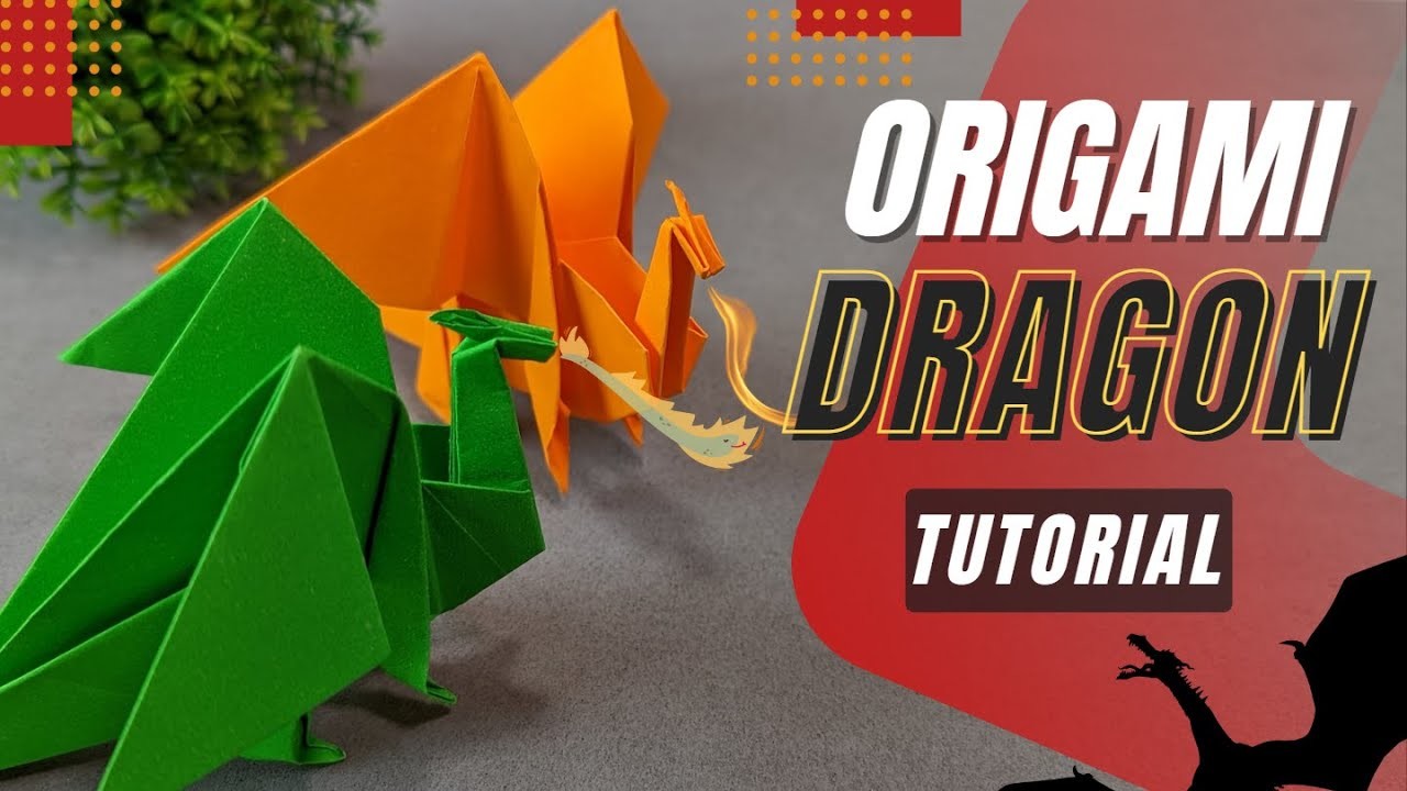 Origami Dragon #tutorialdragon#shorts